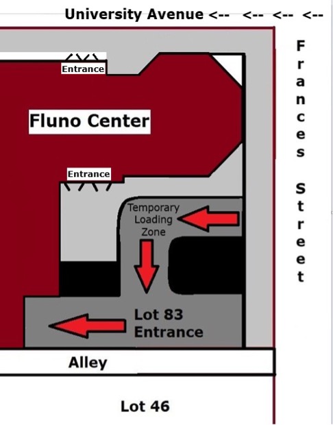 Fluno Center parking map